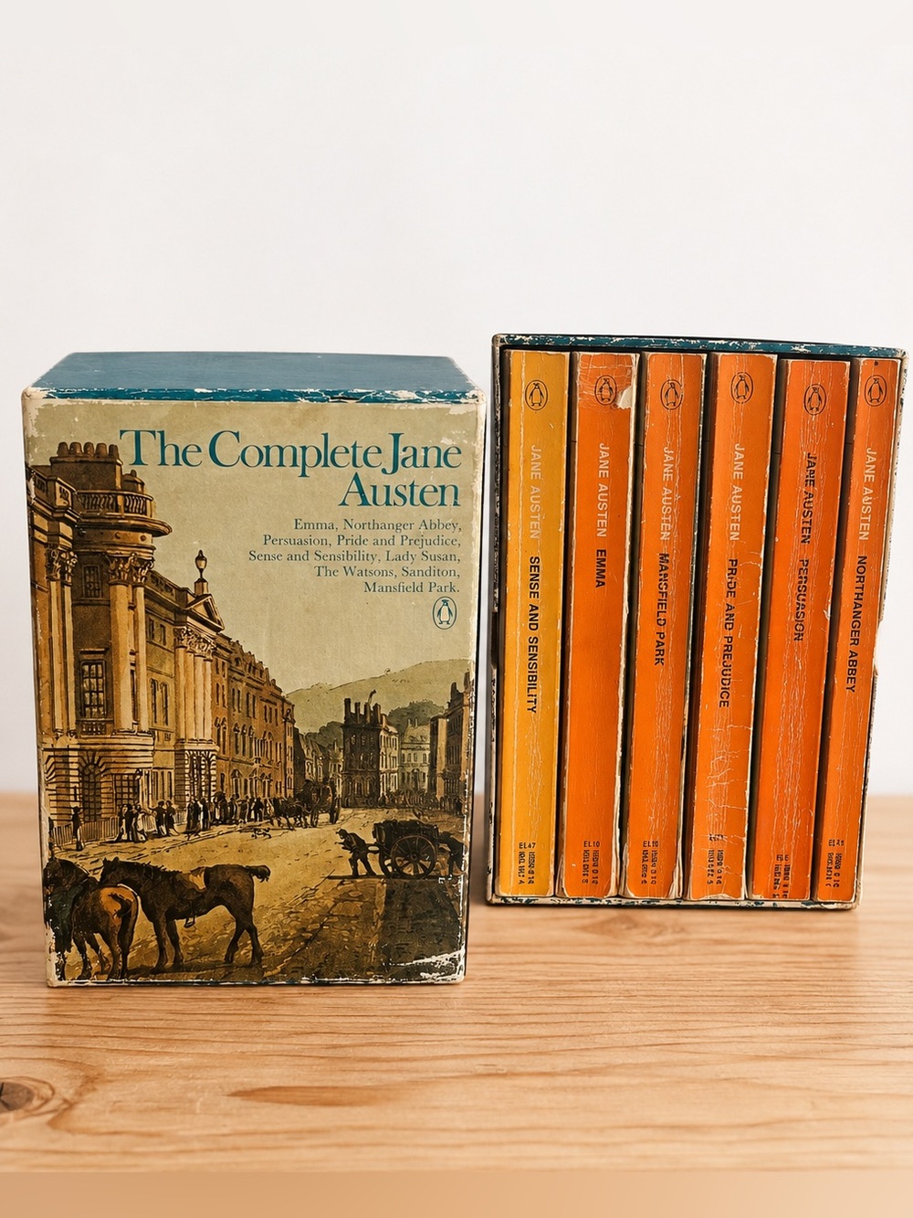 VNTG The Complete Works of Jane Austen Penguin English Library 6 Books Box Set